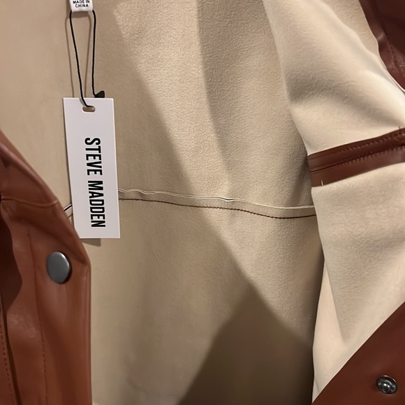 NWT Steve Madden Faux Good Measure Shacket Size XS - Picture 7 of 8